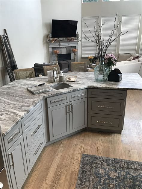 steel grey granite with grey cabinets|grey granite cabinet shades.